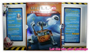 DVD packaging, Wall-E, Pixar, Wall-E DVD, Wall-E DVD packaging, DVD Packaging: Wall-E DVD