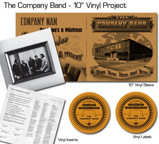 the company band record sleeve