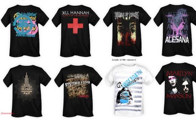 band t-shirt designs