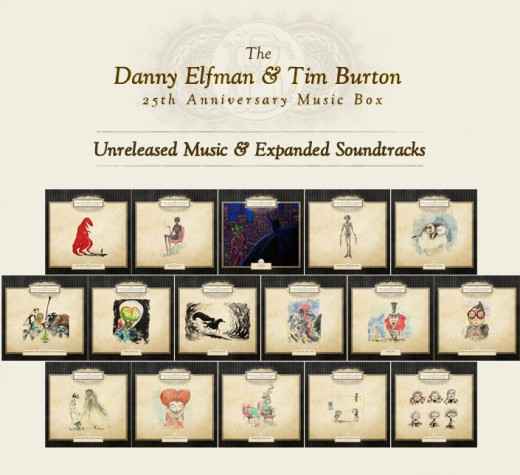 DVD packaging, DVD Packaging: Danny Elfman &#038; Tim Burton 25th Anniversary Box Set