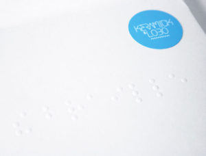 CD Package design: Keramick and Lobo- The Braille