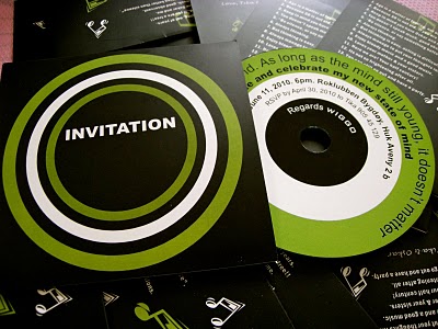 vinyl invitations, Creative CD &#038; Vinyl Invitations