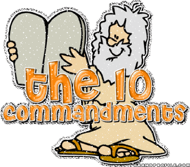 CD artwork layout 10 commandments