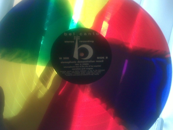 vinyl record colorful