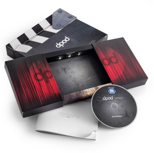 DVD packaging, DVD Packaging: Cardboard Clapper Board