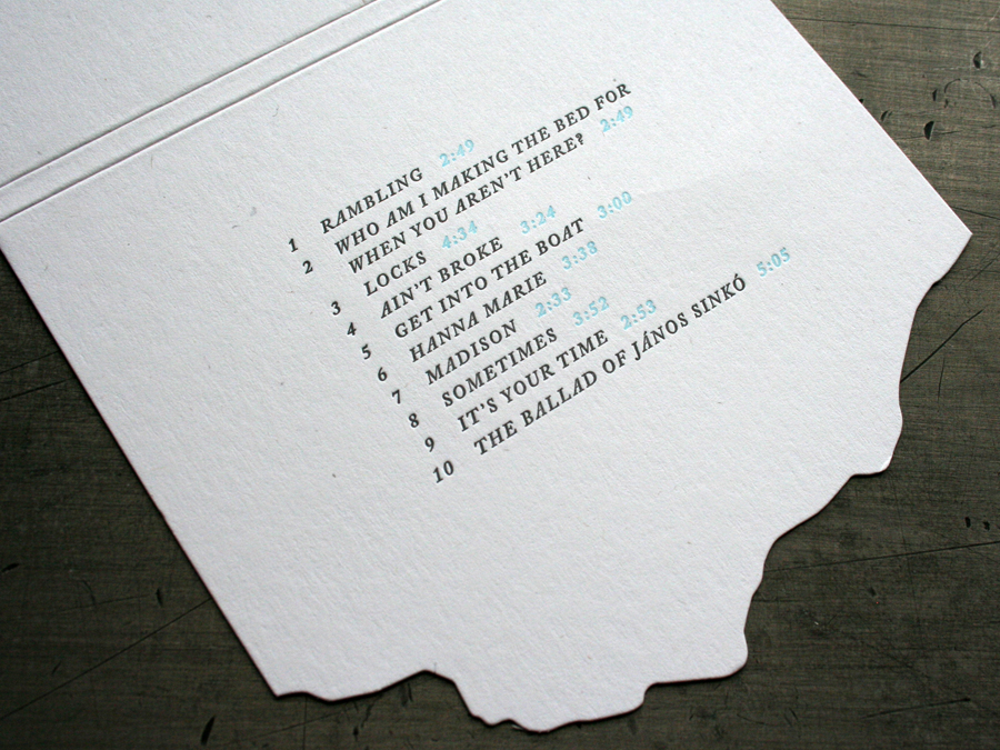 Die Cut CD Packaging, Die Cut CD Packaging: Someday- Erik Brandt
