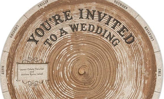 creative wedding invitation