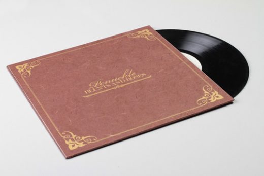 vinyl packaging Blunts and Roses Wooden Vinyl record