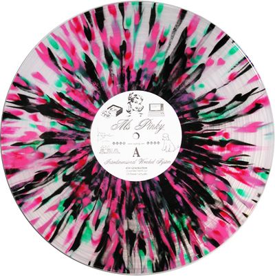 splattered vinyl- ms pinky