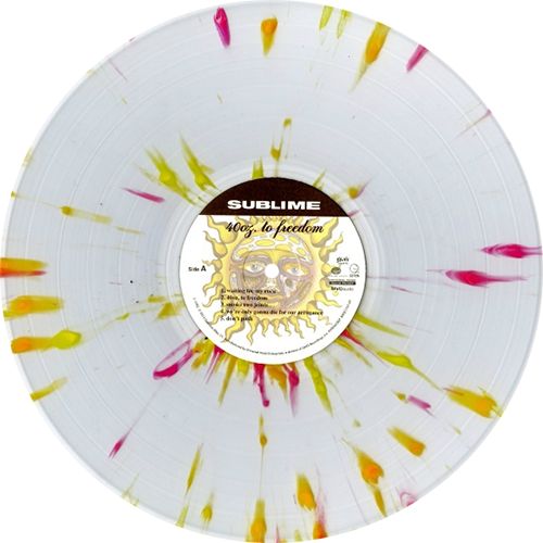 splattered vinyl- sublime