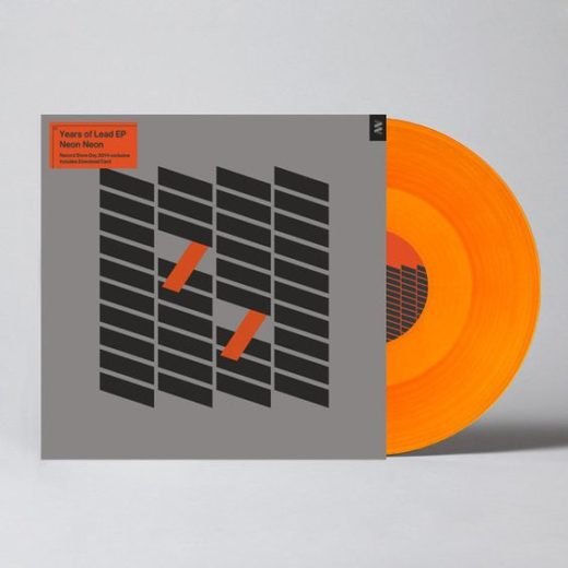 neon orange vinyl record