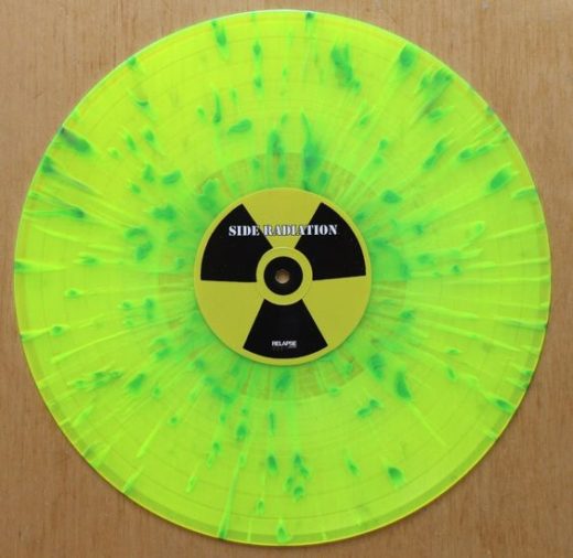 Neon vinyl record 