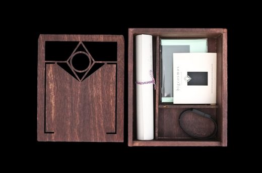 wooden CD packaging, CD Packaging: Big Cosmos – Illuminance USB