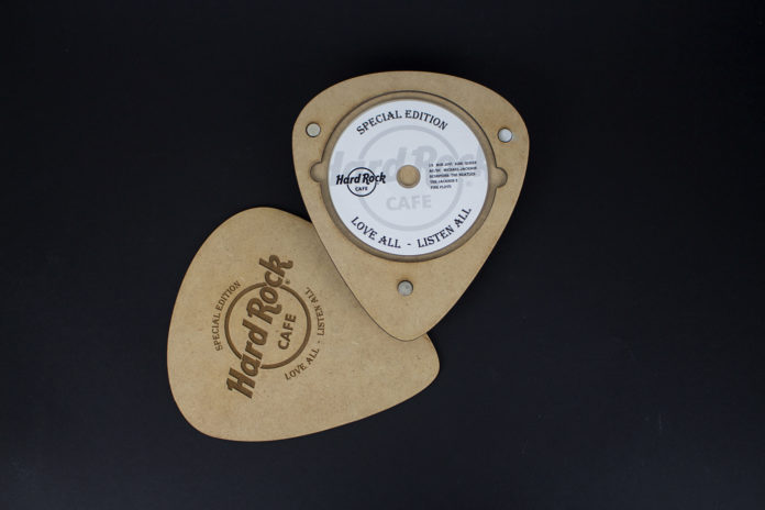 Hard Rock Guitar Pick CD case