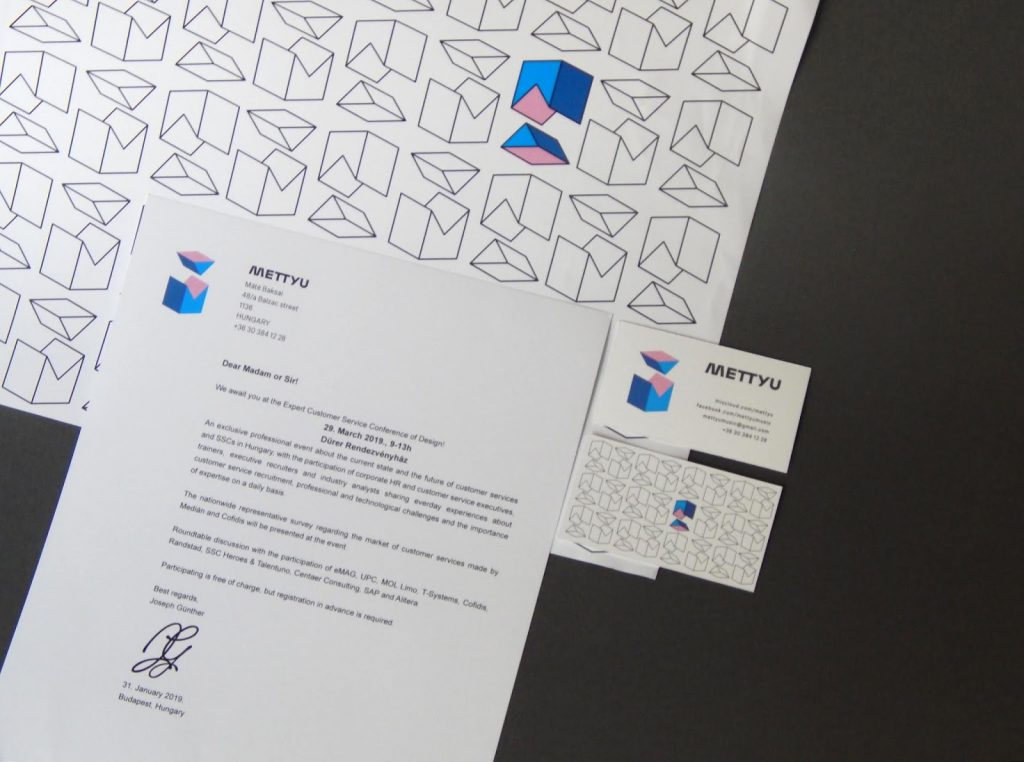 Vinyl Packaging: METTYU business card