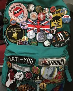 backpack buttons merch