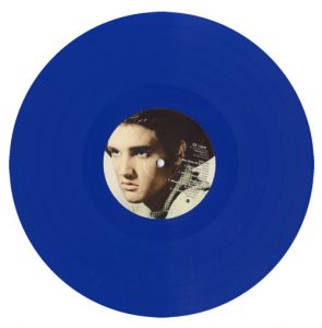 blue vinyl record