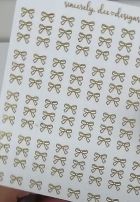 foil custom stickers printing