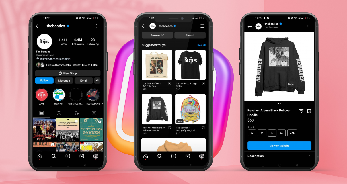 how to link your store front to your IG, Selling Merch: How to link your store front to your IG account